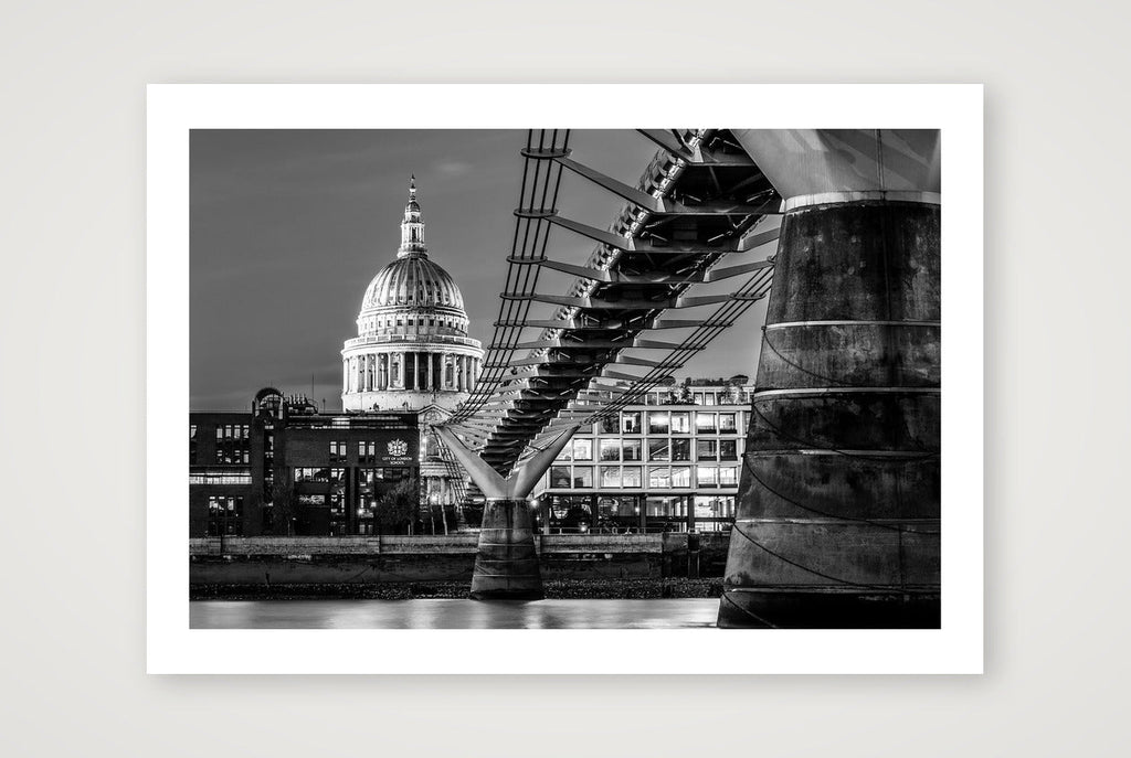 Millennium Bridge — A4 (30×21cm, 12×8") Print only