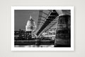 Millennium Bridge — A4 (30×21cm, 12×8") Print only
